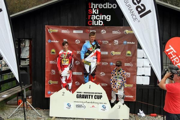 U19 men's podium: Thomas Crimmins, Joey Vejvoda, Connor Fearson