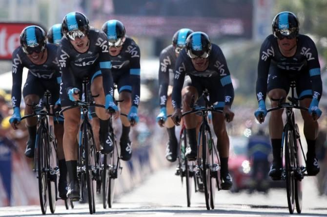 Team Sky was the best team of the main GC contenders.