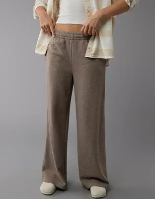 Ae Knit Baggy Wide-Leg Sweatpant