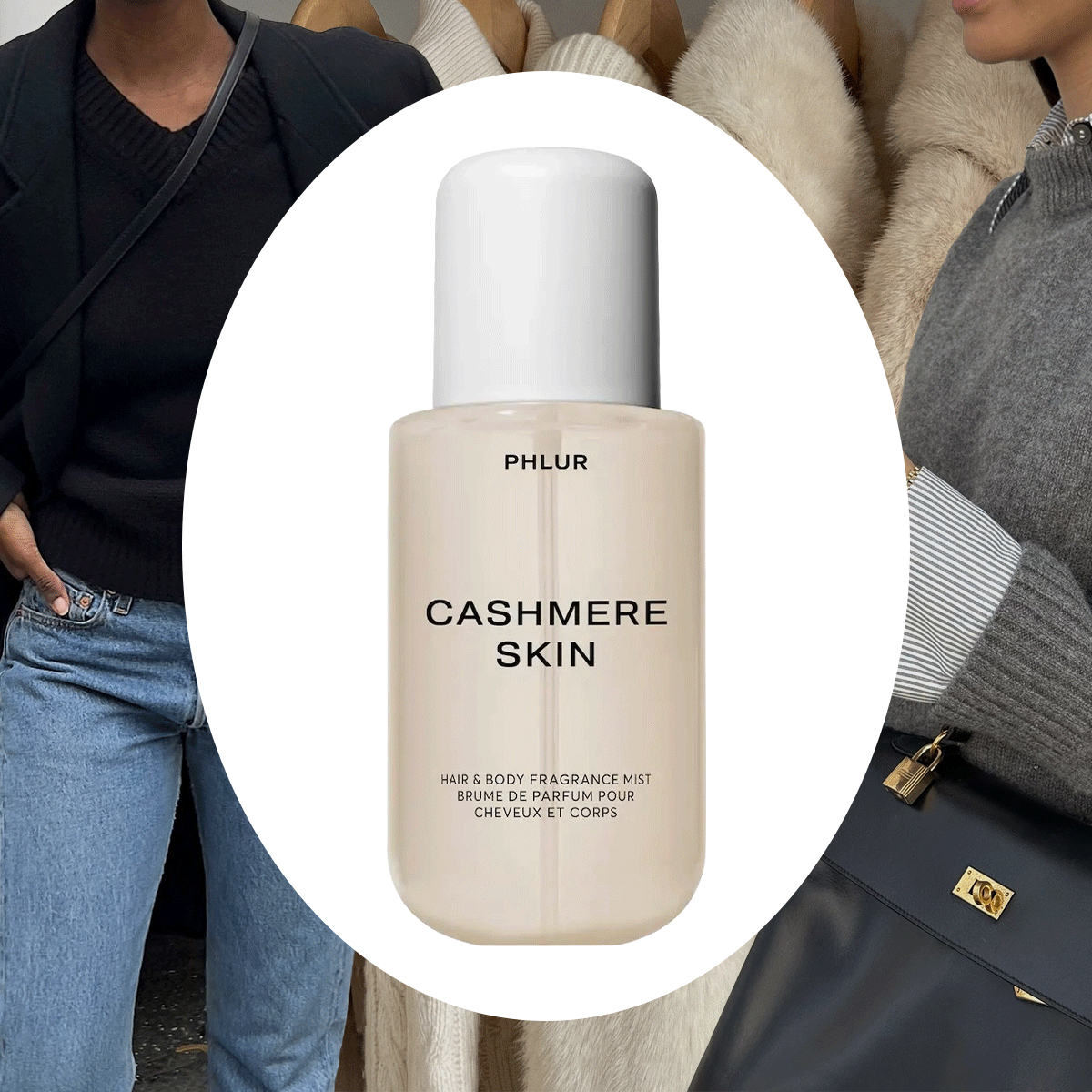 Cashmere perfume collage + GIF