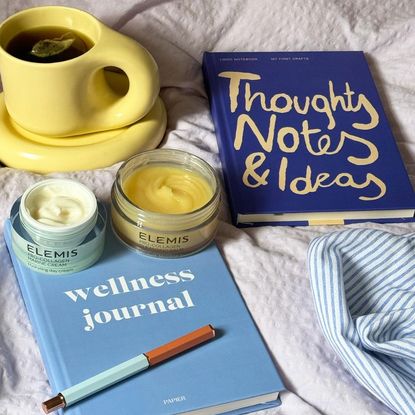 papier blue wellness journal