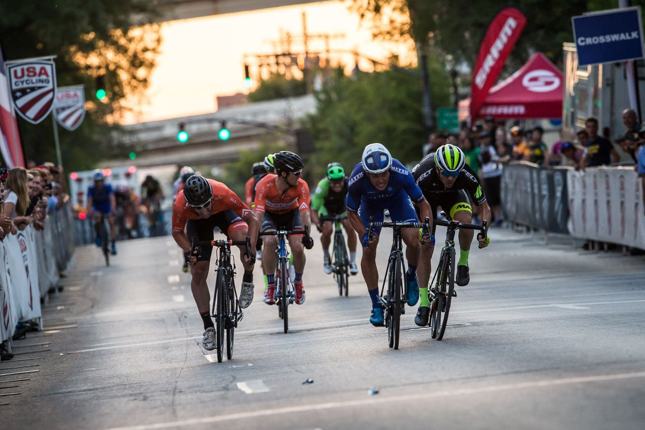 The sprint for the line