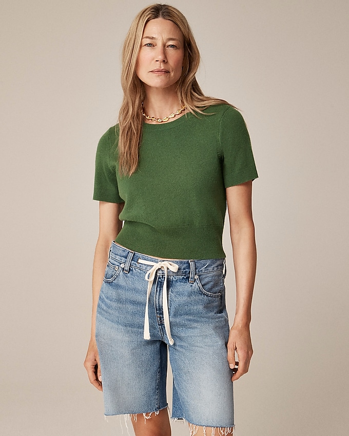 Cashmere Shrunken T-Shirt