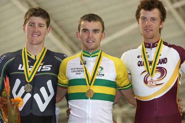 Jack Bobridge won another jersey in the men's points race.