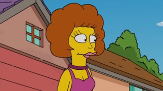 Maude Flanders in The Simpsons.