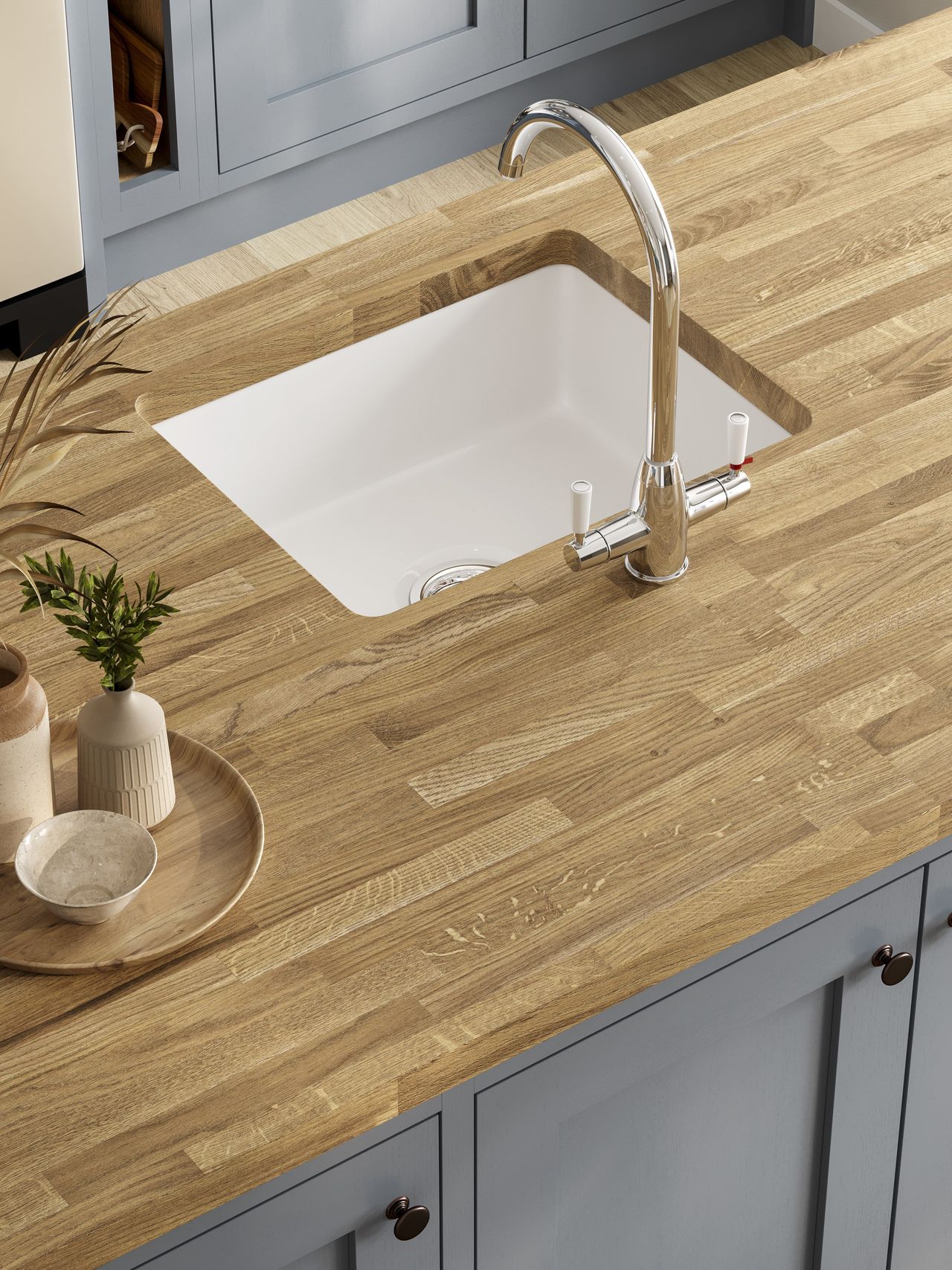 How to seal a butcher block countertop keep the surface hygienic and