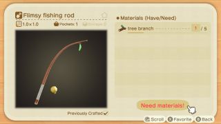 Animal Crossing New Horizons Fishing Rod