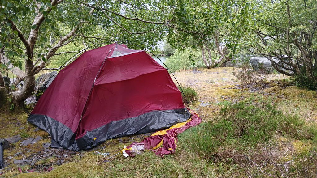 Fly camping