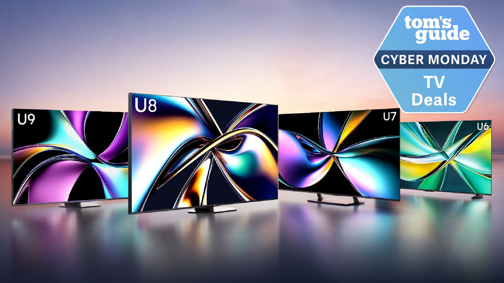 Hisense TV deals with Cyber Monday tag