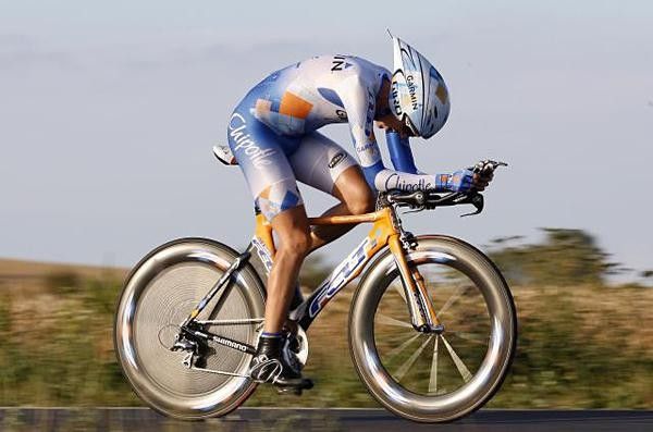 Even in time trials, Martin did well