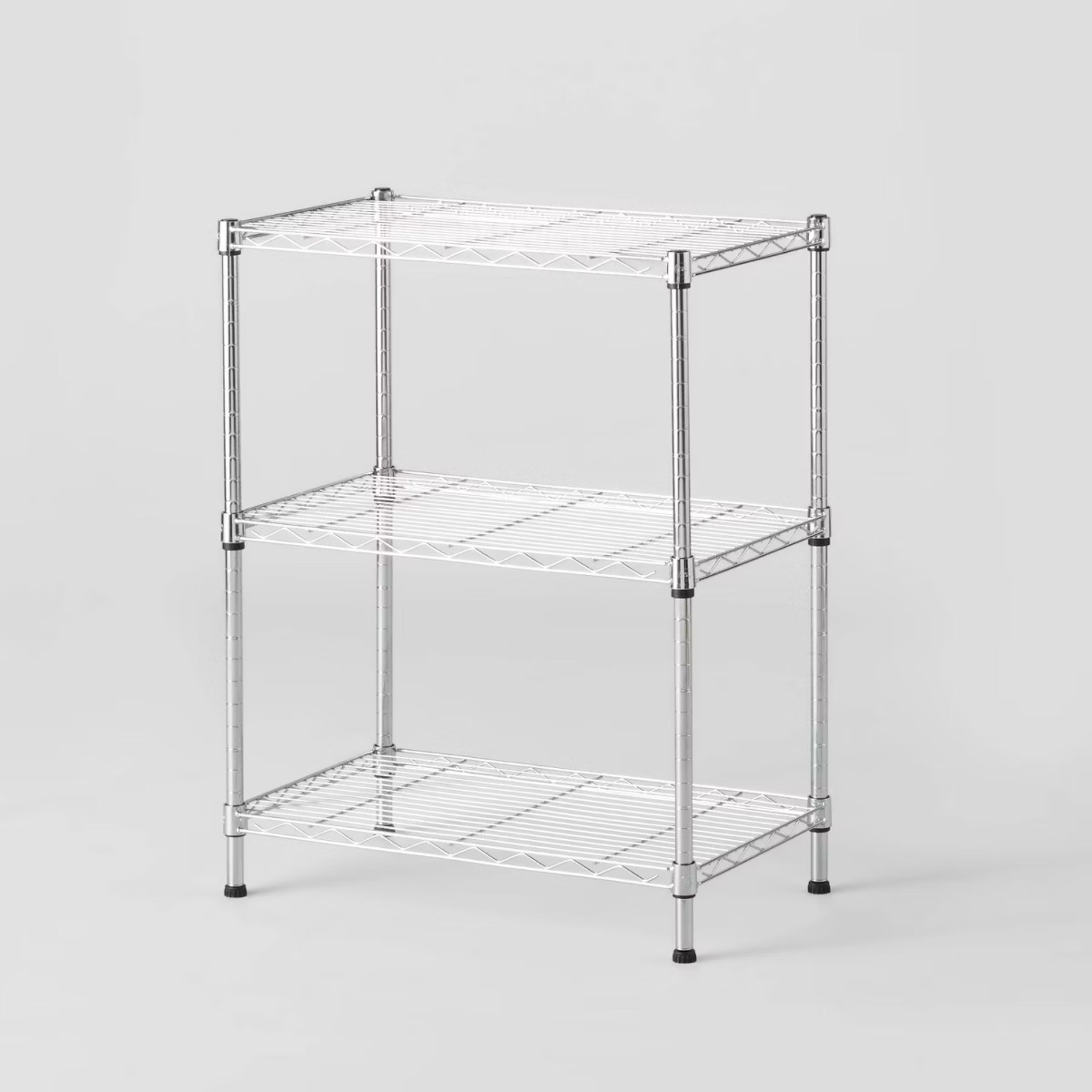 3 Tier Wire Shelving - Brightroom (Chrome)