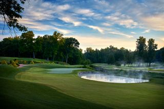 A view of the hole eleven at Bellerive Country Club, home of the 2018 PGA Championship on May 15, 2017 in St. Louis, Missouri.