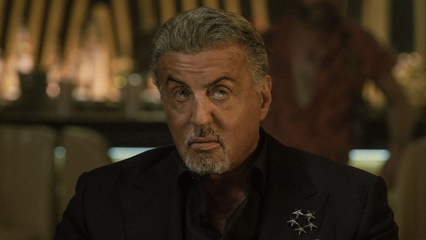 Dwight Manfredi looking angrily at someone in casino in Tulsa King Season 3 finale