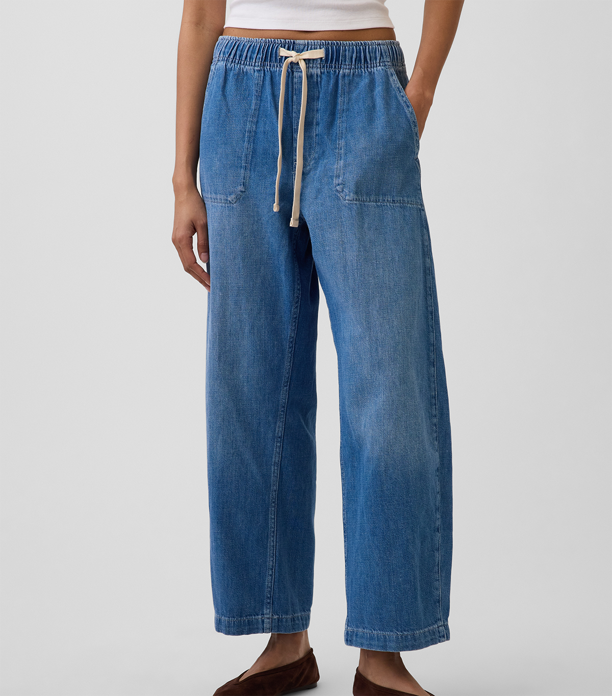 Gap, High Rise Easy Barrel Jeans