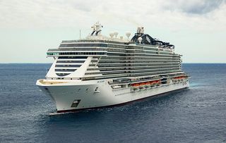 Secrets of the Mega Cruise Ship -MSC Seaside super Cruise ship at the popular Florida destination of Key West