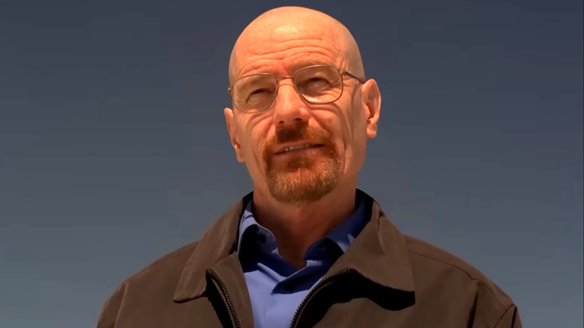 Bryan Cranston is shown as Walter White on Breaking Bad.