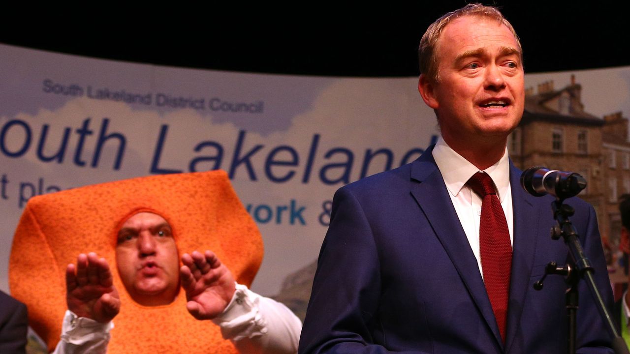 Mr Fishfinger and Tim Farron