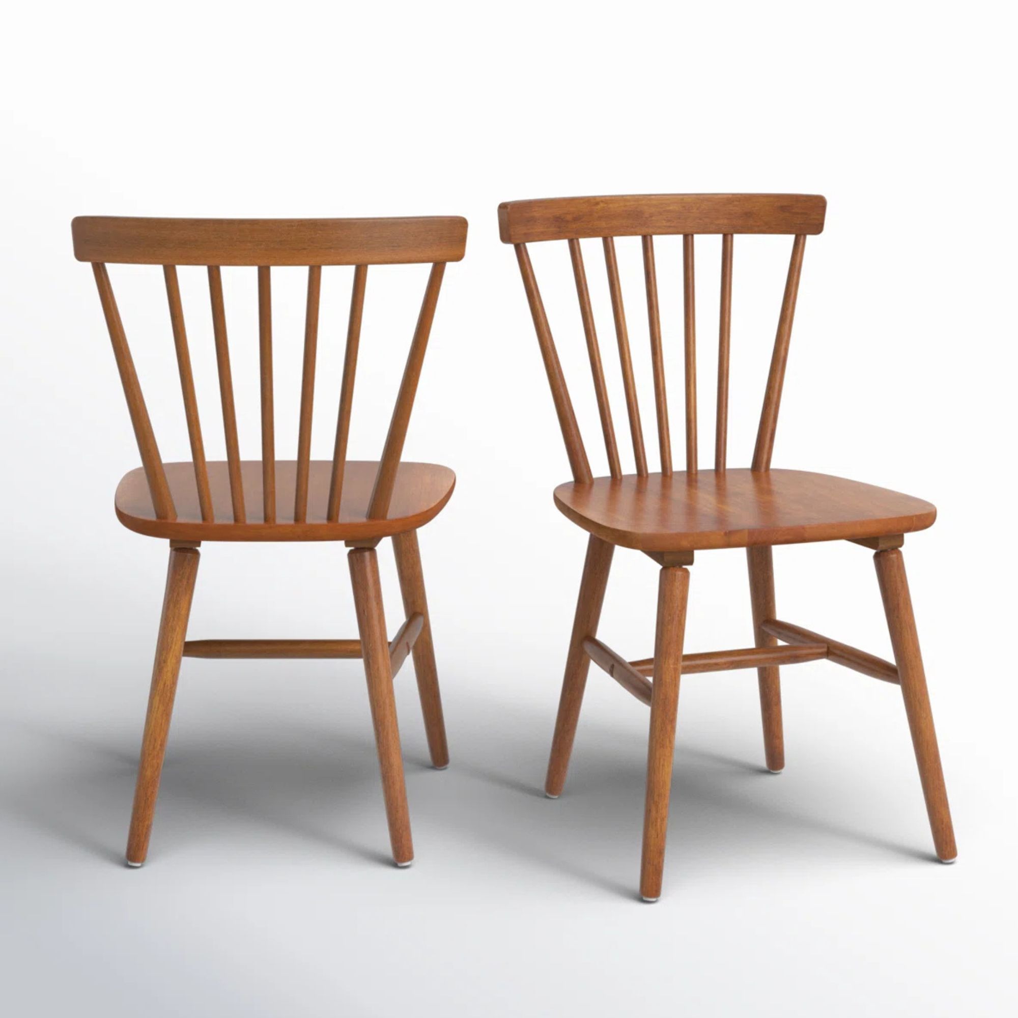 Antoya 17.83'' H Solid Wood Side Chair (Set of 2) (Honey)