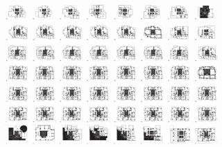 Herzog & de Meuron, 56 Leonard Street, New York, New York, USA. 2006–2008, digital drawing files of floor plans