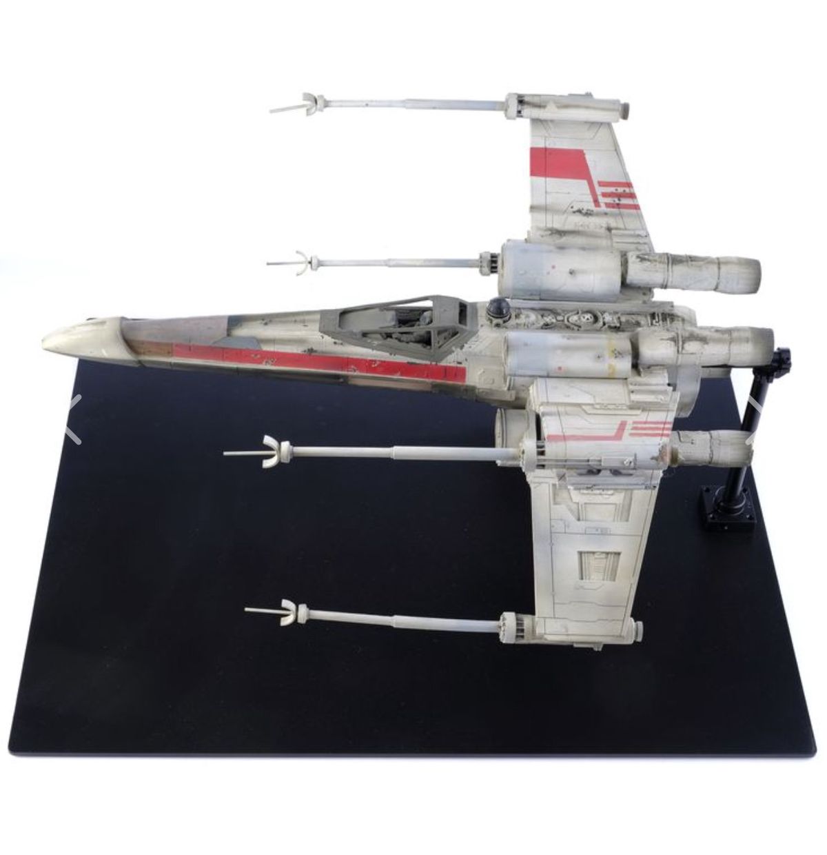 Propstore auctions rare 'Red Leader' Xwing model from 'Star Wars' Space