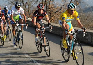 Alberto Contador and Alejandro Valverde, Paris-Nice 2010, stage five