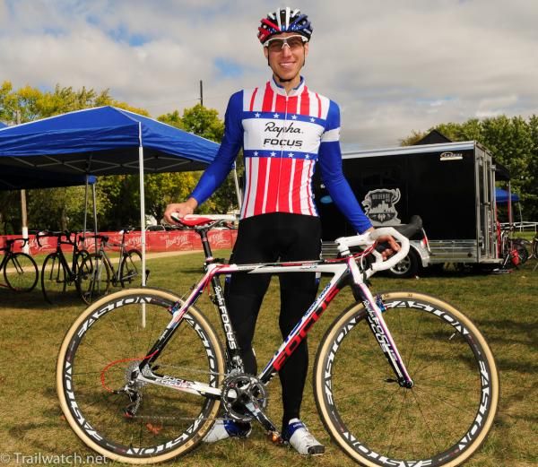 US champion Jeremy Powers (Rapha-Focus) with his race bike