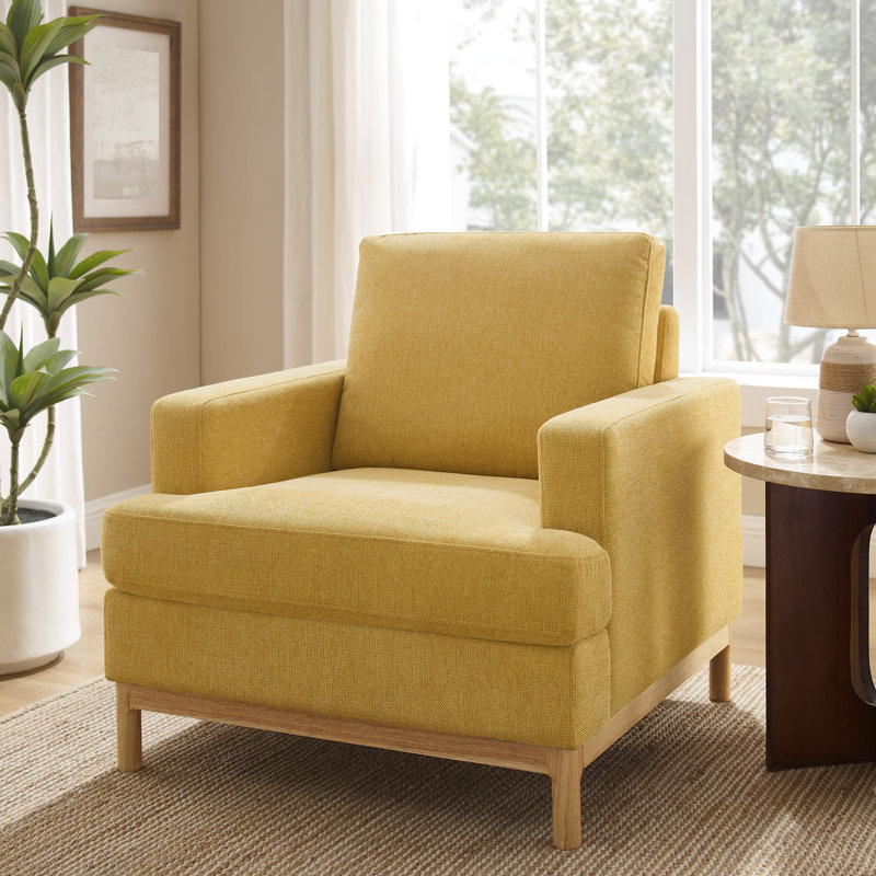 Ebern Designs Deandrew 33.5&#039;&#039; Wide Accent Chair &amp;amp; Reviews | Wayfair