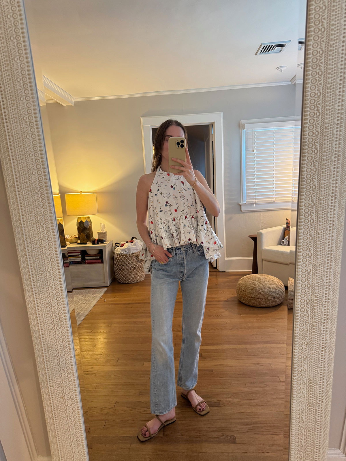 Tessa Faye O'Connell wearing a summer top.