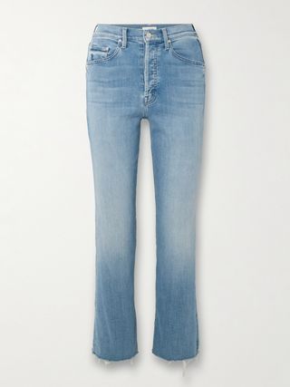 The Tripper Frayed High-Rise Straight-Leg Jeans