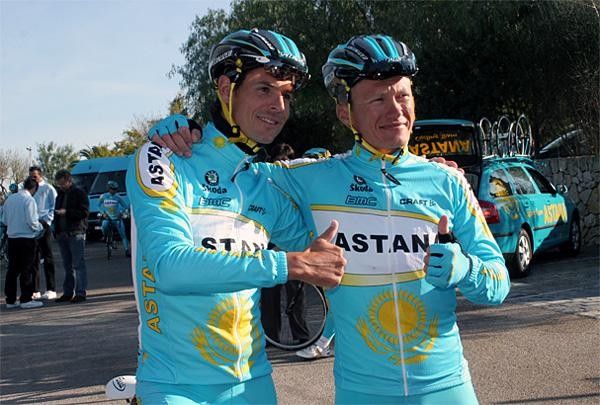 Reunited: former T-Mobile team-mates