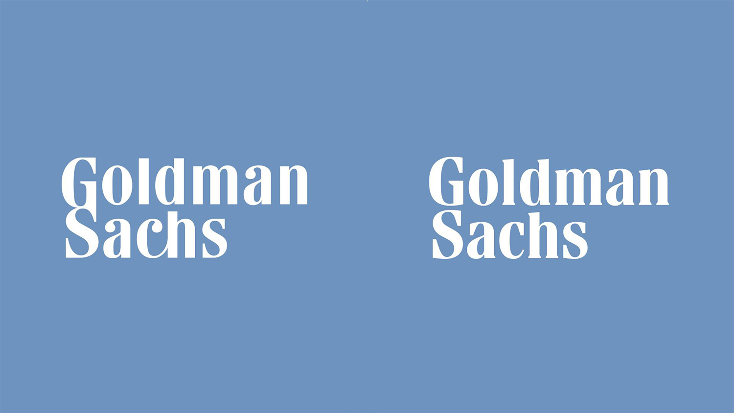 Goldman Sachs Logo Loses Its Ligature Creative Bloq