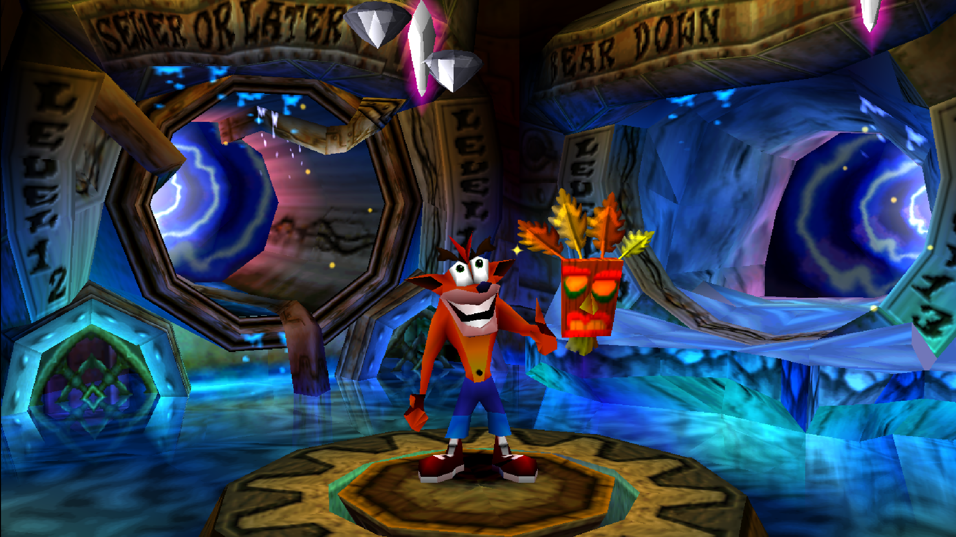 Uka Uka  Crash bandicoot, Cartoon network art, Crash bandicoot 2