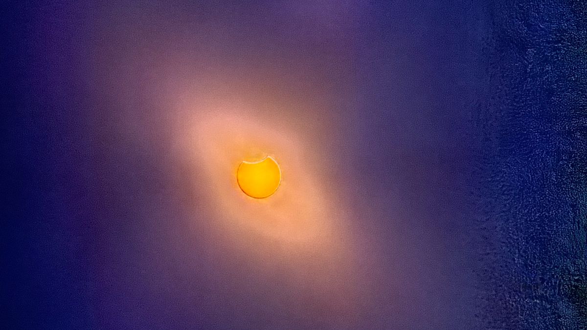 Solar Eclipse 2026 shot on smartphone