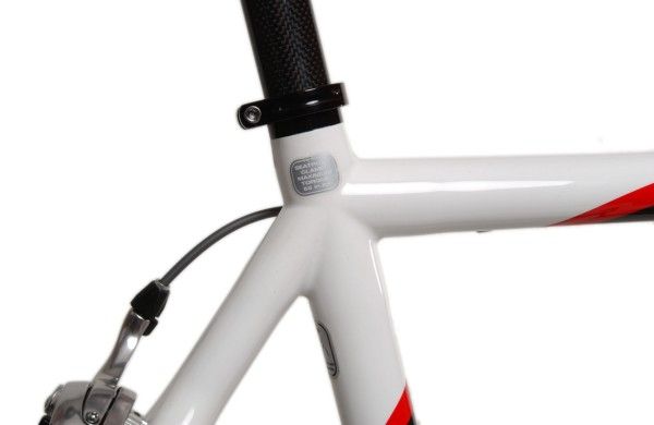 The joins look like classic tidied aluminium, but are actually bonded carbon