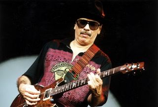 Carlos Santana performs onstage in Berlin