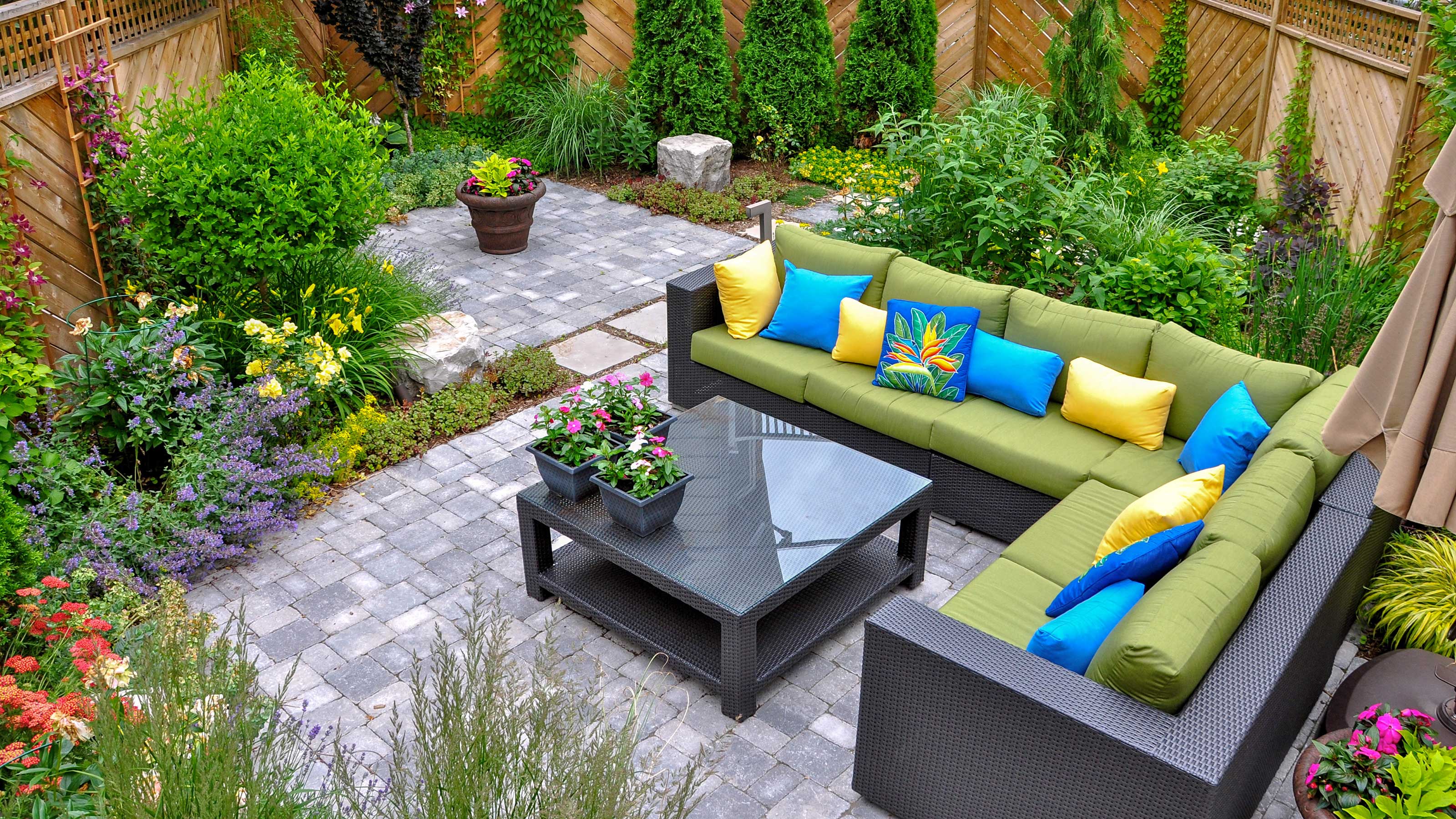 cheap no-grass backyard ideas: 10 low-maintenance looks for your