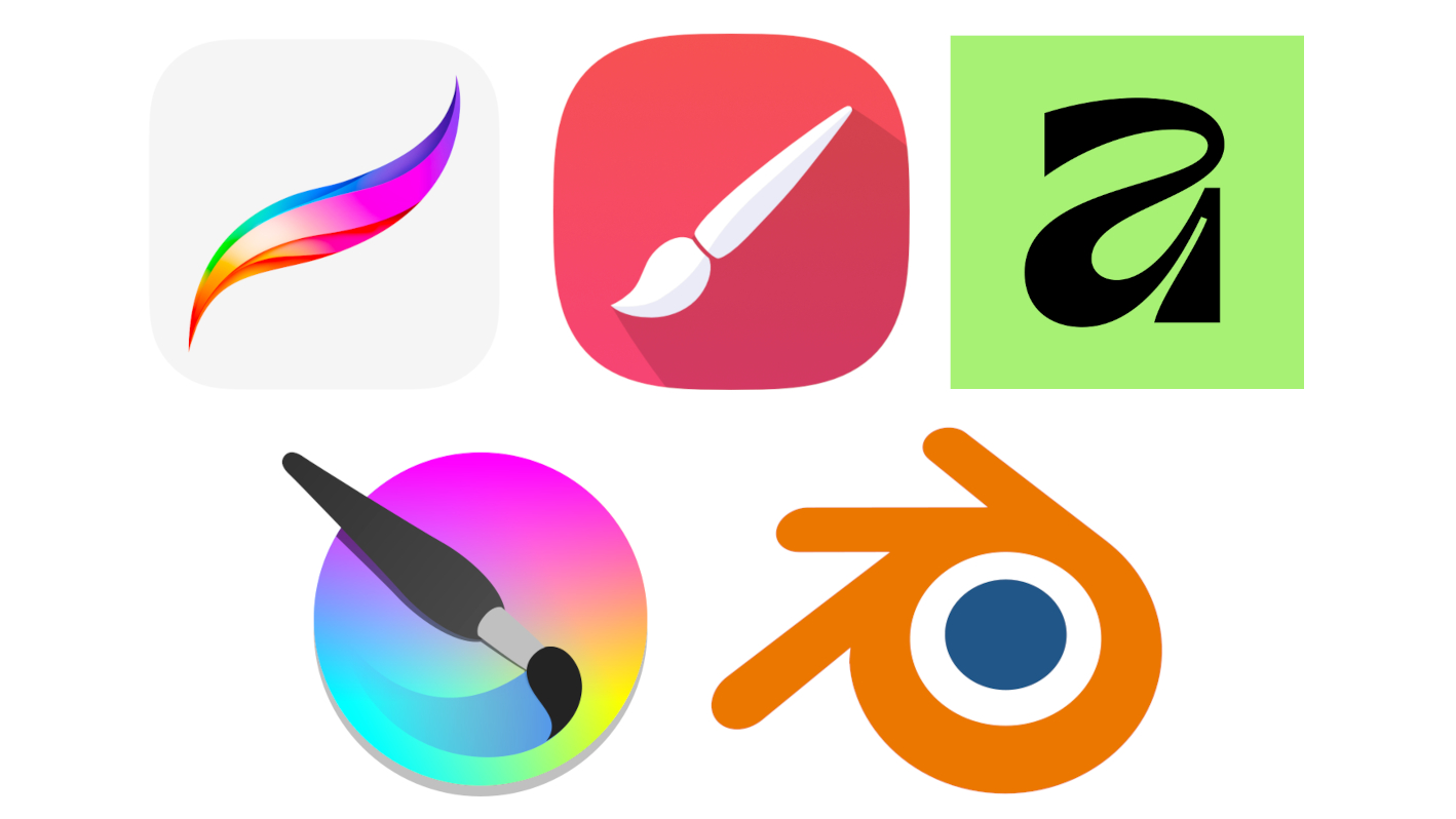 digital art trends; art software logos