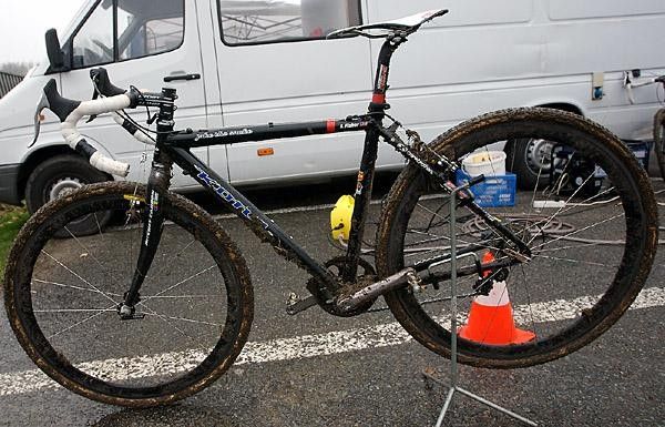 Steve Fisher's Kona Cross bike at Wachtebeke