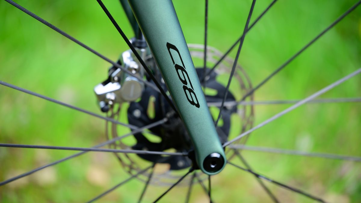 Colnago C68 Gravel badging on fork