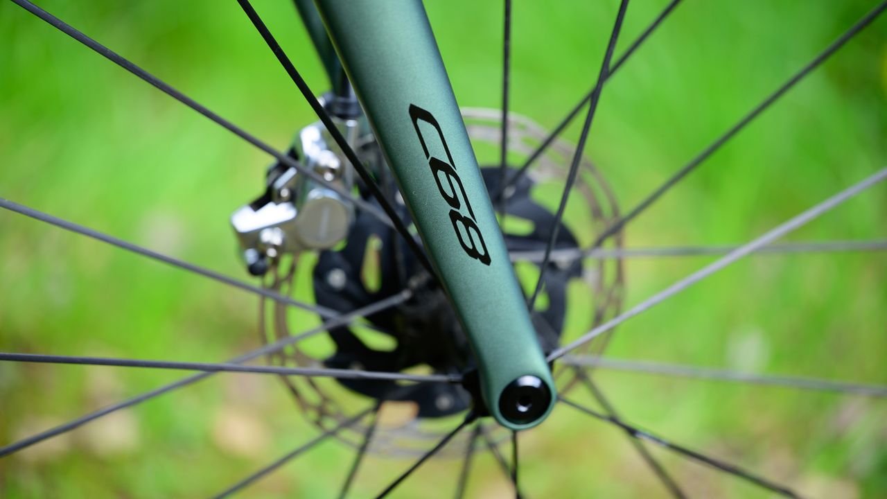 Colnago C68 Gravel badging on fork