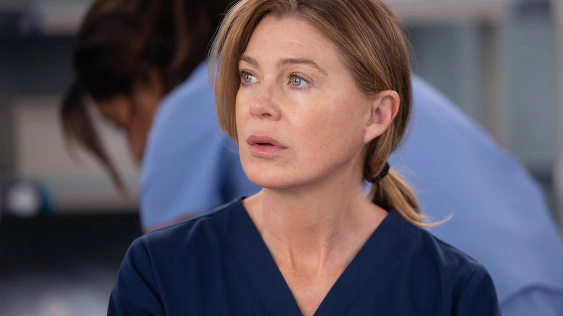 Ellen Pompeo as Dr. Meredith Grey in Grey's Anatomy season 23