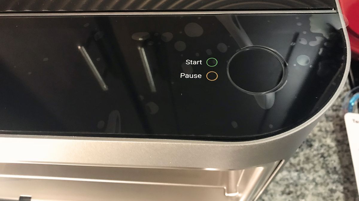 Brava Glass Oven being tested in writer's home