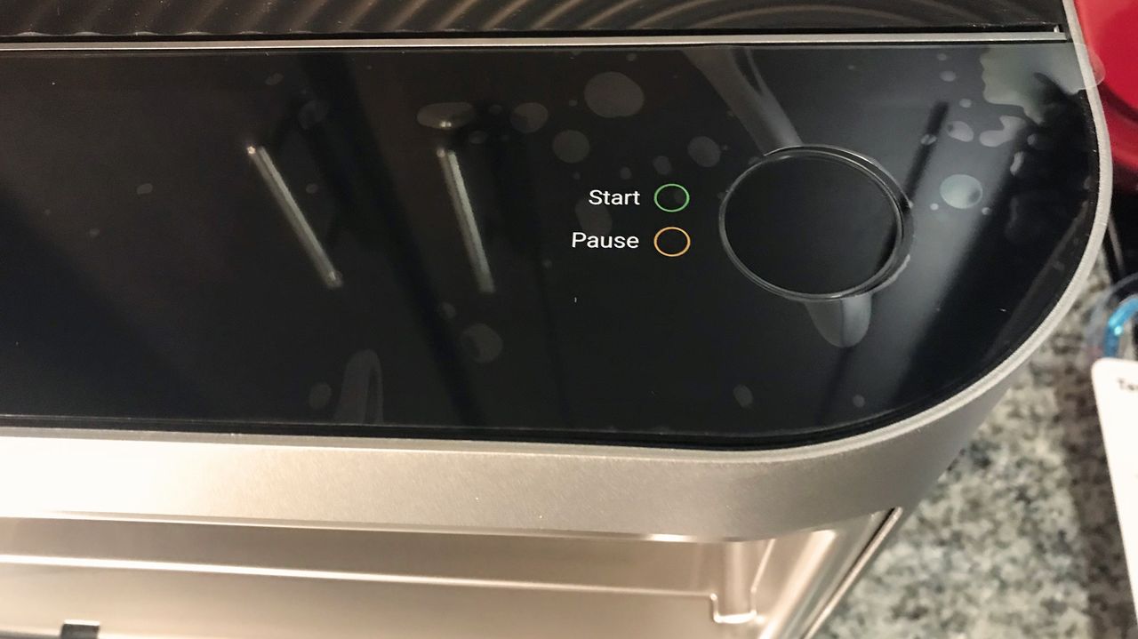 Brava Glass Oven being tested in writer's home