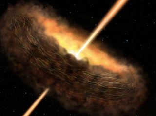 Supermassive black holes lurk in the hearts of most galaxies.