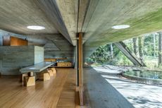 Van Wassenhove House, 1974. a brutalist house by Juliaan Lampens, in Ghent