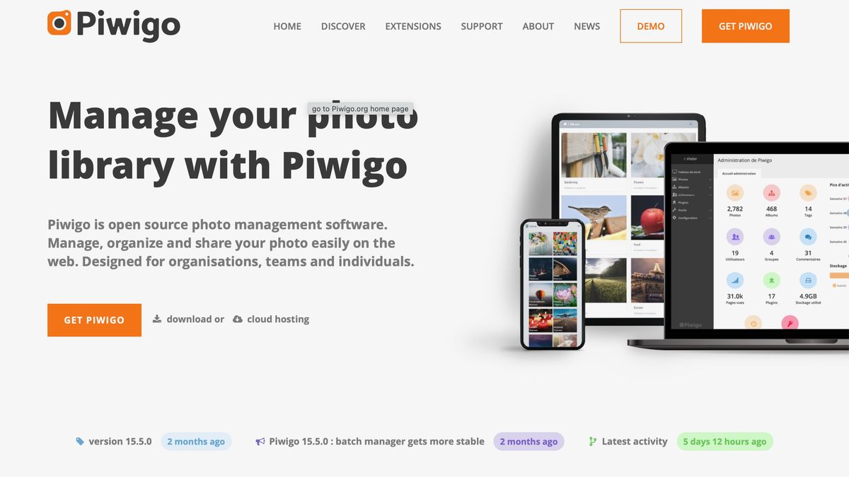 I tried the open-source Piwigo, and it made me ditch Google Photos