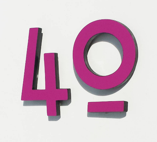 pink house number