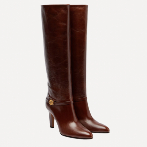 Chlo&amp;eacute; Eve 85 Leather Knee-High Boots
