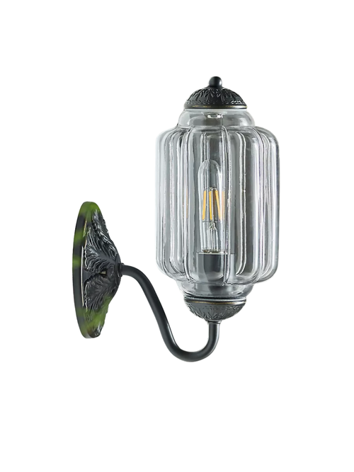 The Eloise Scallop Glass Outdoor Sconce Wall Light