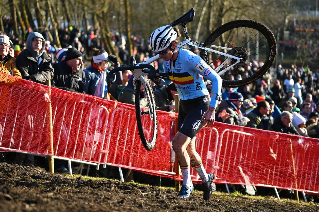 LIEVIN FRANCE FEBRUARY 01 Marion Norbert Riberolle of Belgium competes during the 76th UCI CycloCross World Championships 2025 Womens Elite on February 01 2025 in Lievin France Photo by Luc ClaessenGetty Images